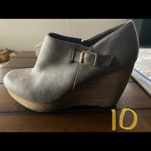Wedge booties